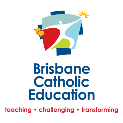 Logo of Brisbane Catholic Education on a transparent background